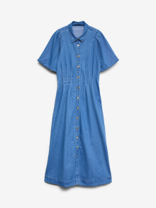 MAMA.LICIOUS VMMCASSIDY Umstandskleid -Medium Blue Denim - 20023807