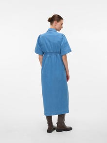 MAMA.LICIOUS VMMCASSIDY Umstandskleid -Medium Blue Denim - 20023807