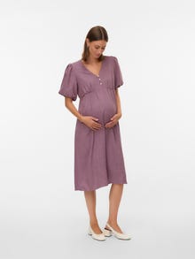 MAMA.LICIOUS MLLIFINA Robe de Maternité -Grape Shake - 20023926
