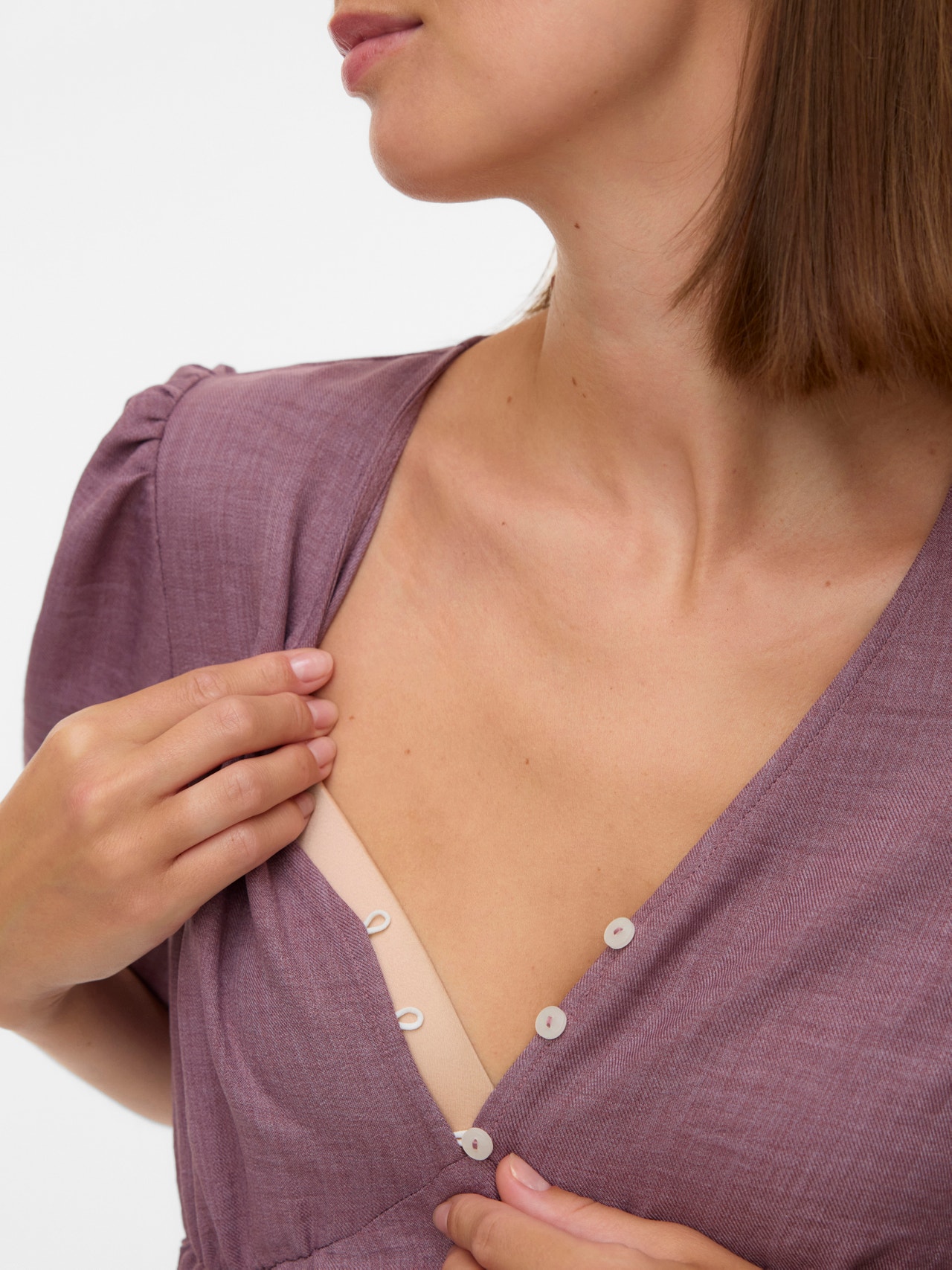 MAMA.LICIOUS MLLIFINA Maternity Dress -Grape Shake - 20023926