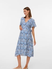 MAMA.LICIOUS MLLOINEL Robe de Maternité -Navy Blazer - 20023928