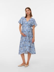 MAMA.LICIOUS MLLOINEL Robe de Maternité -Navy Blazer - 20023928