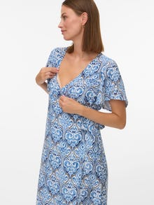 MAMA.LICIOUS MLLOINEL Robe de Maternité -Navy Blazer - 20023928