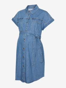 MAMA.LICIOUS VMMNOTUS Abito Premaman -Medium Blue Denim - 20023937