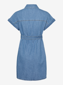MAMA.LICIOUS VMMNOTUS Gravidklänning -Medium Blue Denim - 20023937