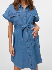 MAMA.LICIOUS VMMNOTUS Abito Premaman -Medium Blue Denim - 20023937