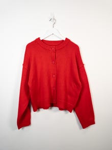 TOPSHOP Κανονική εφαρμογή Λαιμόκοψη O Πλεκτή ζακέτα -Snow White - 31000009