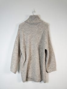 TOPSHOP Robe midi Regular Fit Col roulé -Beige - 31000015