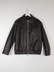 TOPSHOP Spread collar Jacket -Chocolate Brown - 31000021