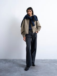 TOPSHOP Spread collar Jacket -Beige - 31000026