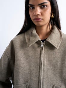 TOPSHOP Spread collar Jacket -Beige - 31000026
