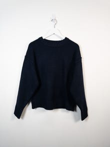 TOPSHOP Regular Fit Crew neck Pullover -Navy Blazer - 31000118