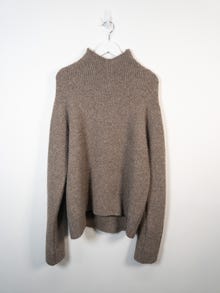 TOPSHOP Pullover Regular Fit Collo Alto -Chocolate Brown - 31000122