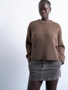 TOPSHOP Pull-overs Regular Fit Col ras du cou -Mocha Bisque - 31000124
