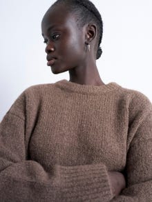 TOPSHOP Regular fit Ronde hals Pullover -Mocha Bisque - 31000124