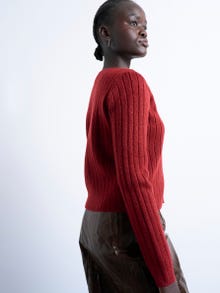 TOPSHOP Cardigans en maille Regular Fit Col ras du cou -Rio Red - 31000125