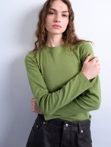 TOPSHOP Regular Fit Crew neck Top -Bright Green - 31000137