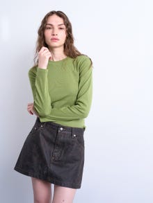 TOPSHOP Regular Fit Crew neck Top -Bright Green - 31000137