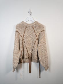 TOPSHOP Pull-overs Regular Fit Col ras du cou -Beige - 31000168