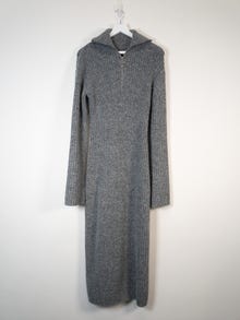 TOPSHOP Krój regularny Kołnierz koszulowy Sukienka midi -Chocolate Brown - 31000171