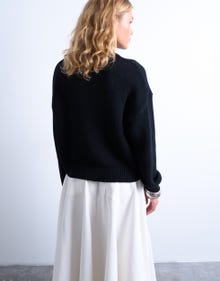 TOPSHOP Pullover Regular Fit Girocollo -Black - 31000182