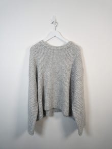 TOPSHOP Regular Fit Crew neck Pullover -Ivory Cream - 31000188