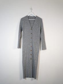 TOPSHOP Regular fit V-Hals Lange jurk -Concrete Grey - 31000189