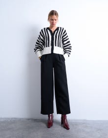 TOPSHOP Hagyományos Környak Kötött kardigán -Ivory Cream - 31000193