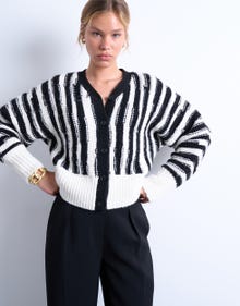 TOPSHOP Cardigans en maille Regular Fit Col ras du cou -Ivory Cream - 31000193