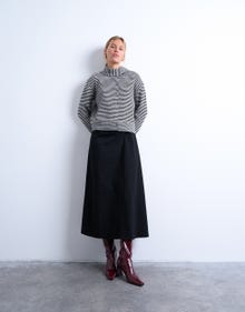 TOPSHOP Tavapärane lõige Kinnine kaelus Kootud kardigan -Black - 31000196