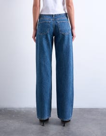 TOPSHOP Wide leg fit Jeans -Medium Blue Denim - 31000244
