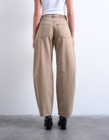 TOPSHOP Barrel Fit Jeans -Beige Denim - 31000245