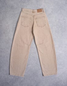 TOPSHOP Bačva stane Traperice -Beige Denim - 31000245