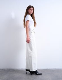 TOPSHOP Weiter Beinschnitt Jeans -White Denim - 31000246