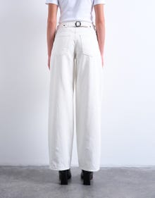 TOPSHOP Weiter Beinschnitt Jeans -White Denim - 31000246