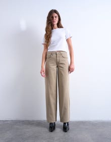 TOPSHOP Weiter Beinschnitt Jeans -Light Brown Denim - 31000247