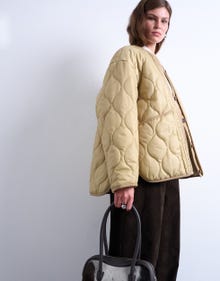 TOPSHOP V-izrez Jakna -Beige - 31000256