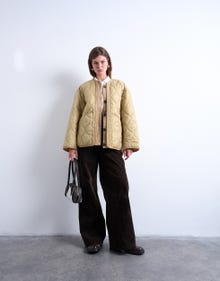 TOPSHOP V-izrez Jakna -Beige - 31000256