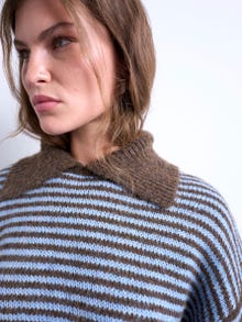 TOPSHOP Pullover Regular Fit Collo Camicia -Blue Iolite - 31000289