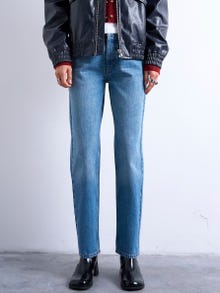 TOPSHOP Jeans Straight Fit -Medium Blue Denim - 31000294
