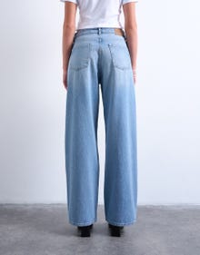 TOPSHOP Egyenes Farmer -Medium Blue Denim - 31000298