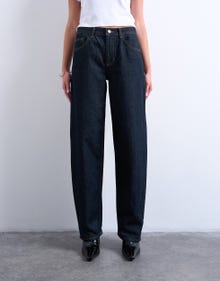 TOPSHOP Vrećasto stane Traperice -Dark Blue Denim - 31000300