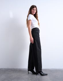 TOPSHOP Redovno prianjanje Traperice -Black Denim - 31000303