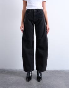 TOPSHOP Redovno prianjanje Traperice -Black Denim - 31000303