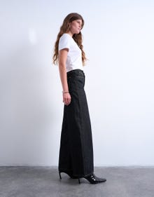 TOPSHOP Weiter Beinschnitt Jeans -Black Denim - 31000306