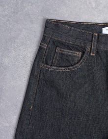 TOPSHOP Široka noga stane Traperice -Black Denim - 31000306