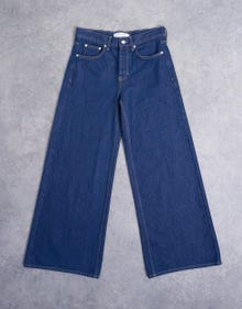 TOPSHOP Weiter Beinschnitt Jeans -Dark Blue Denim - 31000307