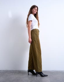TOPSHOP Široka noga stane Traperice -Light Brown Denim - 31000308