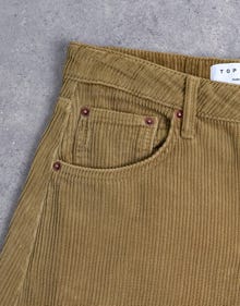 TOPSHOP Široka noga stane Traperice -Light Brown Denim - 31000308