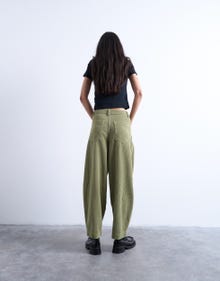 TOPSHOP Barrel Fit Kalhoty -Bright Green - 31000383